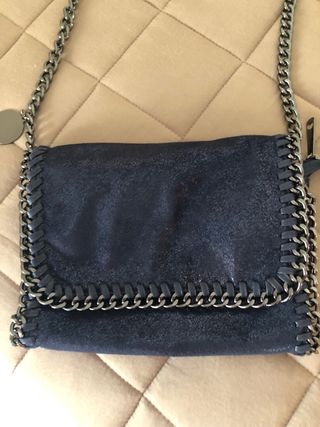 Borsa stile Stella McCartney Blu