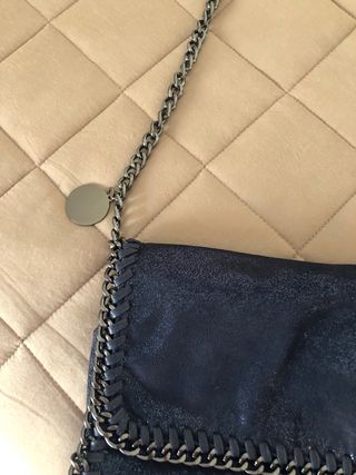 Borsa stile Stella McCartney Blu