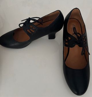 Zapatos de baile flamenco Pasarell negros