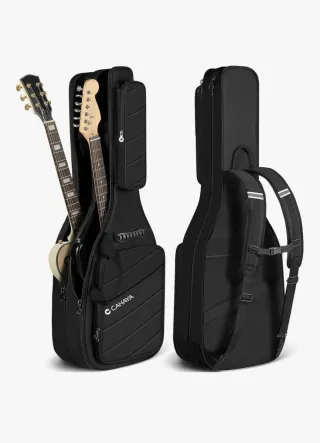 Fodero Premium Extra Imbottito per 2 Chitarre. 18 mm