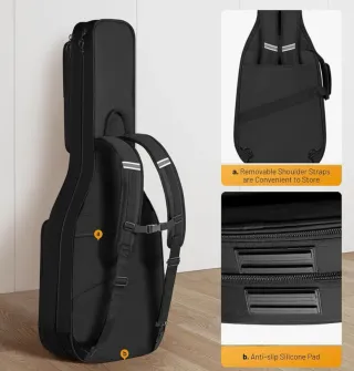 Fodero Premium Extra Imbottito per 2 Chitarre. 18 mm