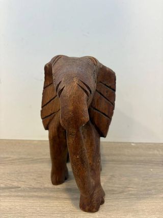 FIGURA DE ELEFANTE DE MADERA