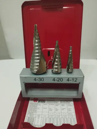 Juego Brocas Escalonadas HSS WURTH 4-30