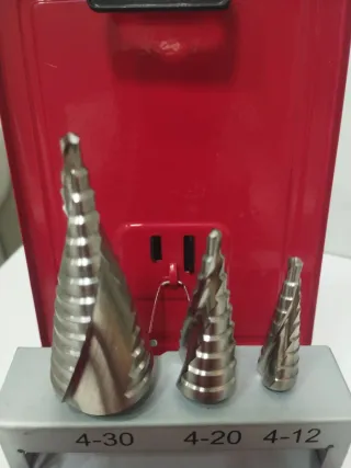 Juego Brocas Escalonadas HSS WURTH 4-30