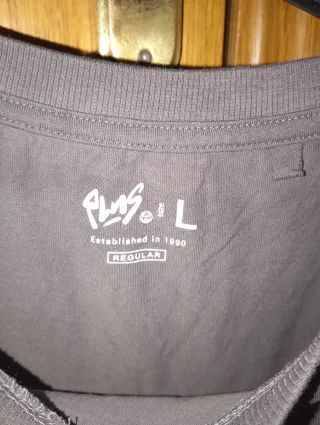 Camiseta gris hombre Talla L, nueva sin  etiqueta