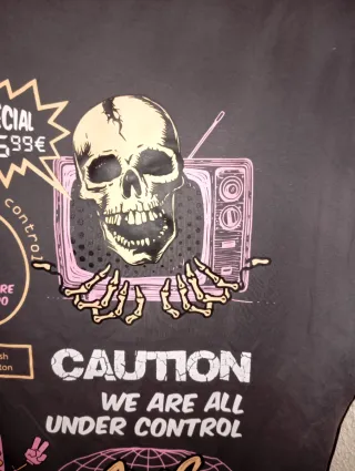 Camiseta gris hombre Talla L, nueva sin  etiqueta