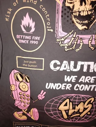 Camiseta gris hombre Talla L, nueva sin  etiqueta