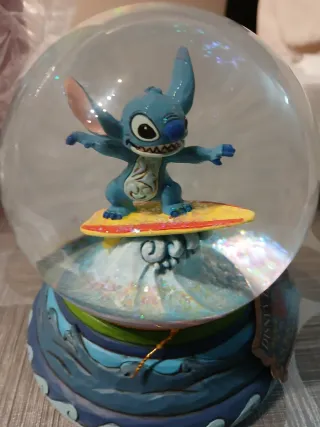 Bola de cristal Stitch Jim Shore Disney
