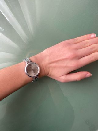 Reloj Clásico Plateado