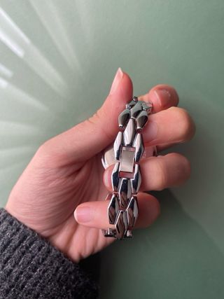 Reloj Clásico Plateado