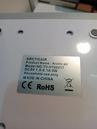 ventilador ac de sobremesa ideal oara escritorio