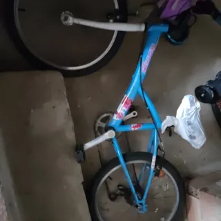 Bicicleta niña Decathlon azul