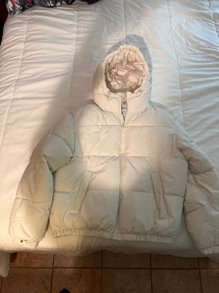 Anorak Blanco Bershka