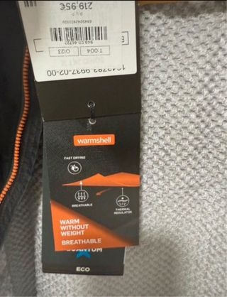 Chaqueta Ternua Adrenalite Hombre Gris Naranja