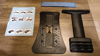 Camilla de estiramiento lumbar.Cuesta 25€