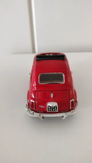 Maqueta Fiat 500 Rojo