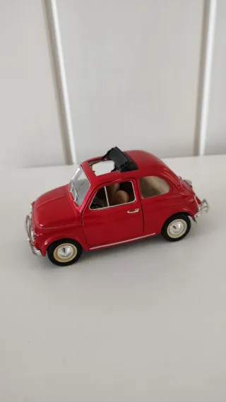 Maqueta Fiat 500 Rojo