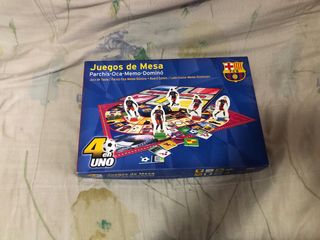 Juego de mesa 4 en 1 FC Barcelona