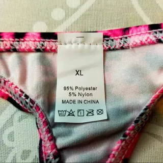 Tanga Masculino Leopardo Rosa T/L-M