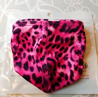 Tanga Masculino Leopardo Rosa T/L-M