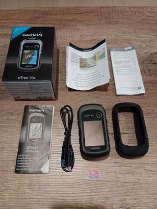 Garmin eTrex 30x GPS con caja y microSD