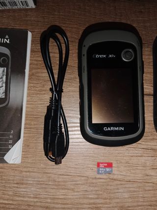 Garmin eTrex 30x GPS con caja y microSD