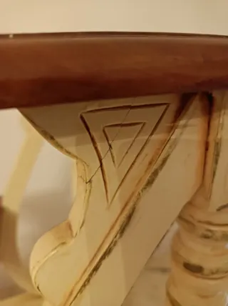 Escalera de biblioteca vintage