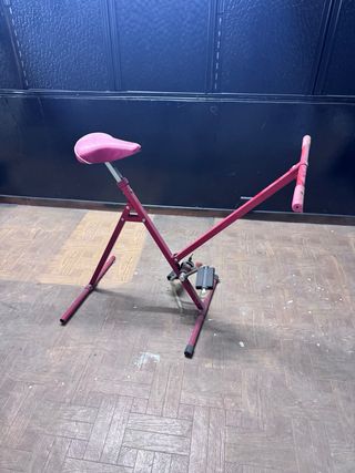 Bicicleta Estática Vintage Roja