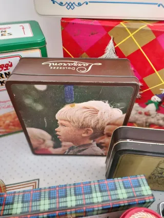 Scatole di latta vintage