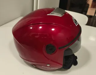 Casco Jet MT Talla XS Rojo