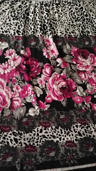 Camiseta manga francesa estampada señora