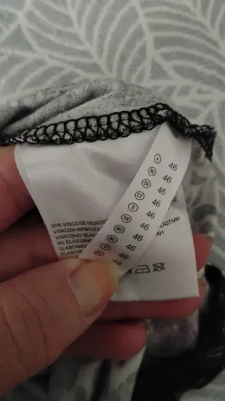 Camiseta manga francesa estampada señora