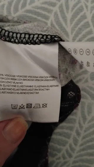 Camiseta manga francesa estampada señora