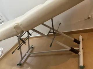 Camilla para masajes color blanco