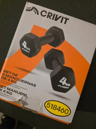 Set Mancuernas Crivit 4 kg