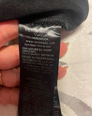 Vestido Negro Vero Moda