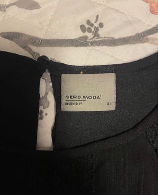 Vestido Negro Vero Moda