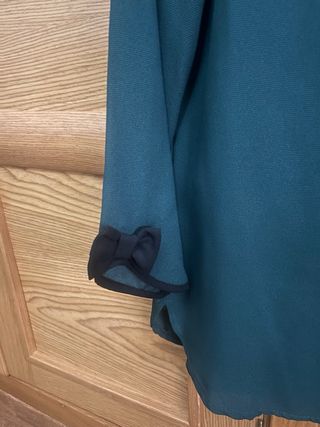 Camisa KIRA verde con detalles