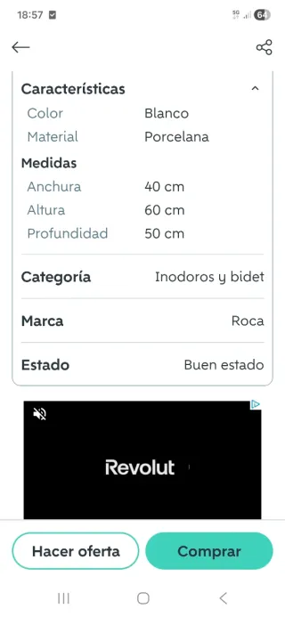 Lavadero de porcelana blanco