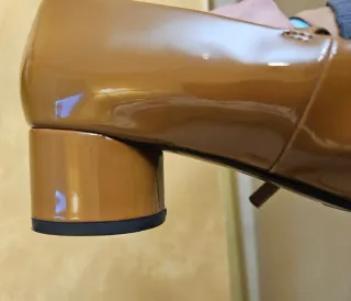 Zapatos charol tacón Zara Talla 39