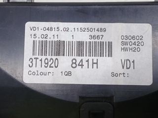 Skoda 228385 3t1920841h cuadro instrumentos suberb