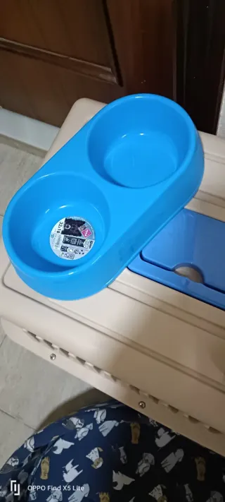 Transportín y cama para mascotas y correa