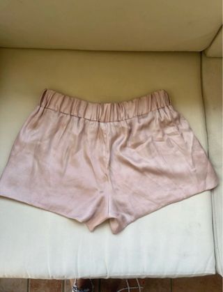 Pantaloncini Mango rosa con brillantini