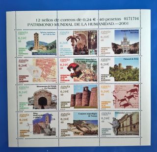Sellos España 2001 - Patrimonio Mundial