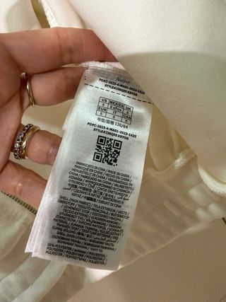 Giacca felpa Guess ciniglia bianca con cappuccio