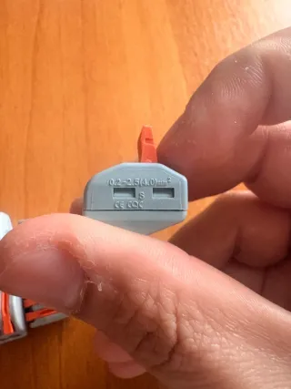 Connettori rapidi a leva 3 pin (5 pz)