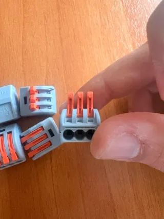 Connettori rapidi a leva 3 pin (5 pz)