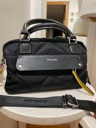 Bolso Binnari Negro Asa y Bandolera