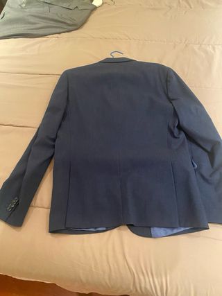 Traje Mango Azul Hombre