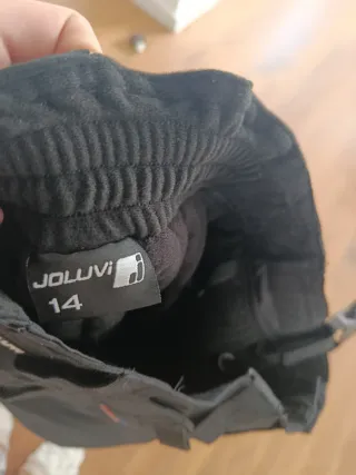 Pantalón de esquí negro con tirantes